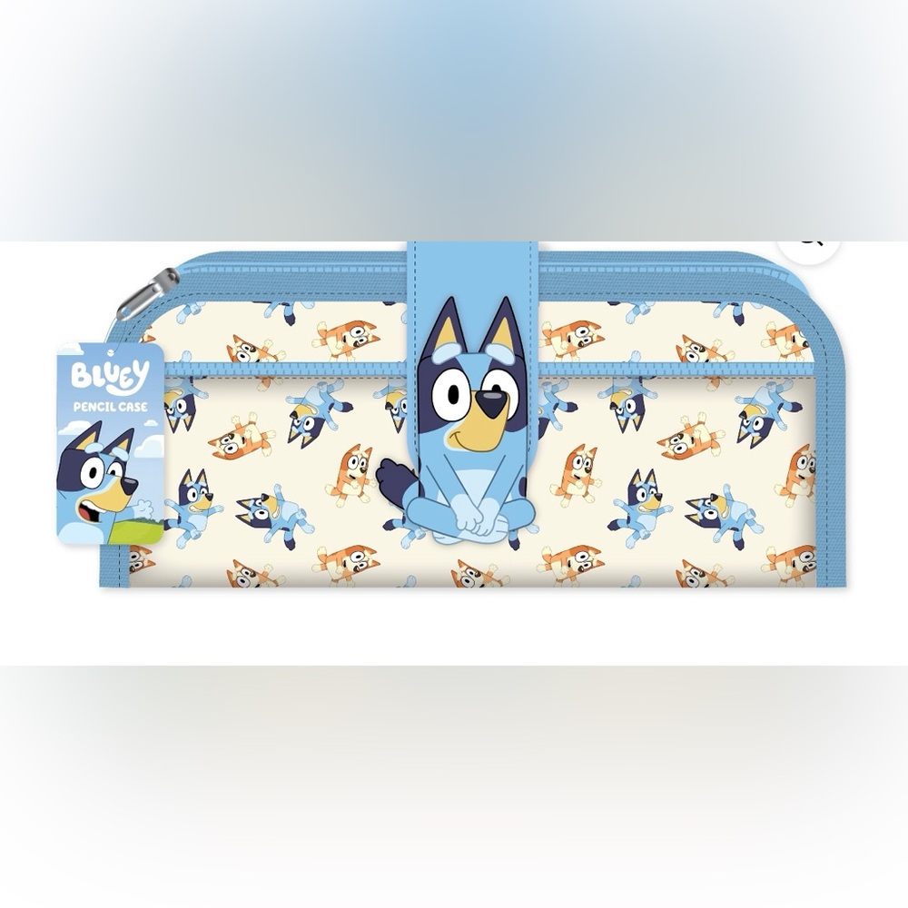 Bluey Kids Pencil Case NWT Utility Pouch
